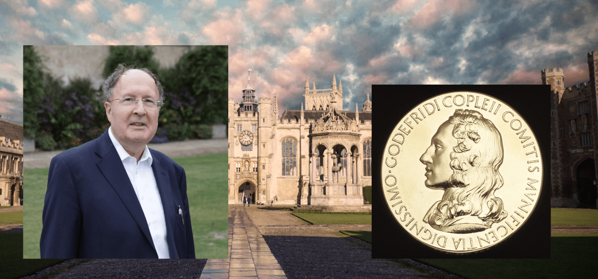 Sir Gregory Winter awarded the Royal Society’s Copley Medal