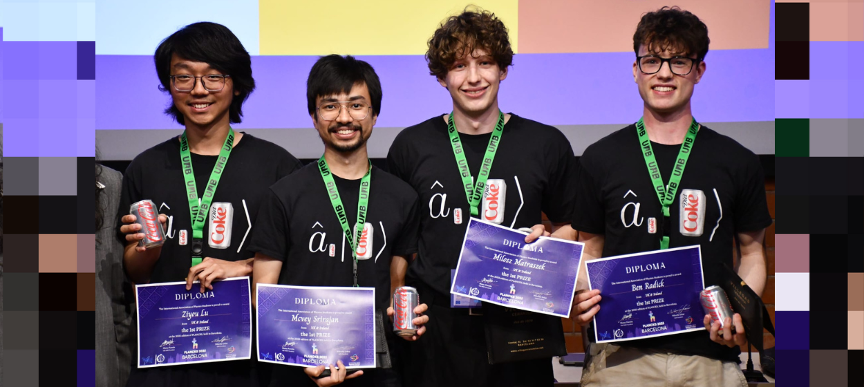 Trinity students excel in international physics competition