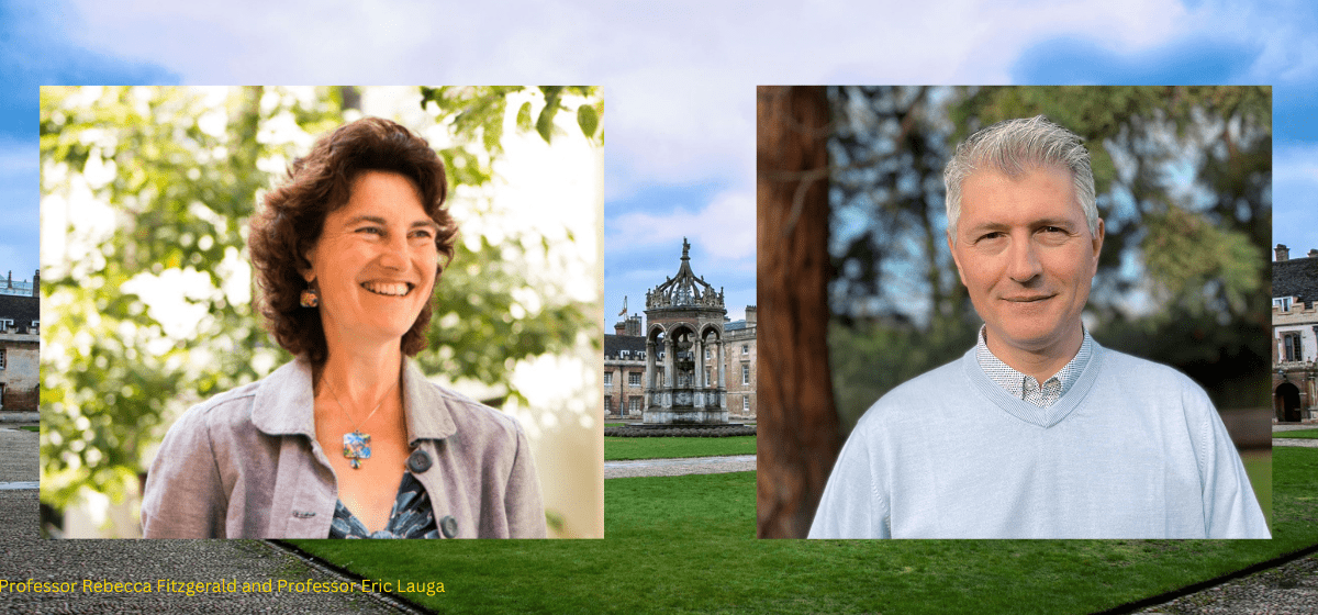 Trinity Fellows Rebecca Fitzgerald and Eric Lauga elected to the Royal Society