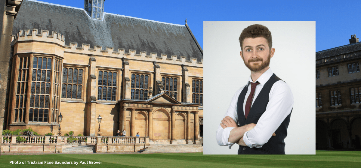 Tristram Fane Saunders appointed Fellow Commoner in the Creative Arts